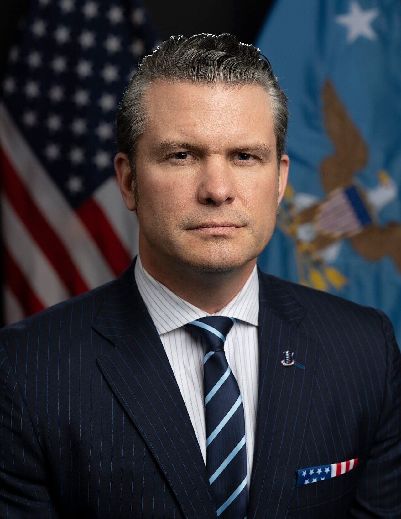 Official portrait of Defense Secretary Pete Hegseth