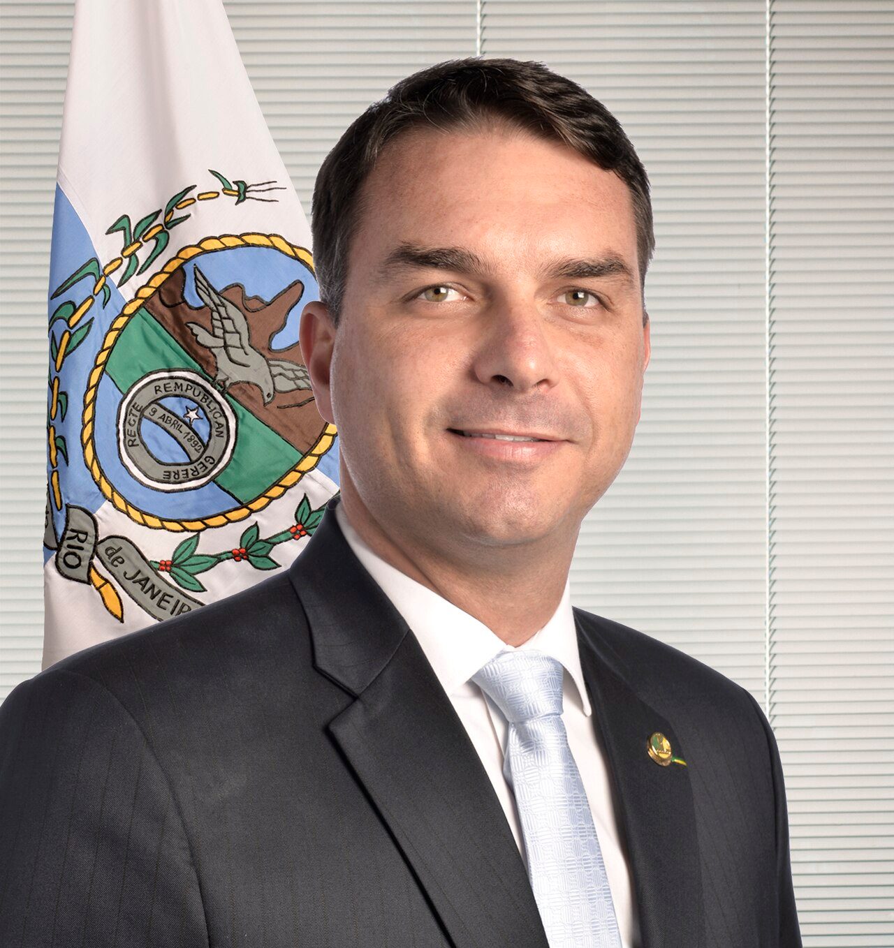 Official Senate portrait of Brazilian Sen. Flávio Bolsonaro